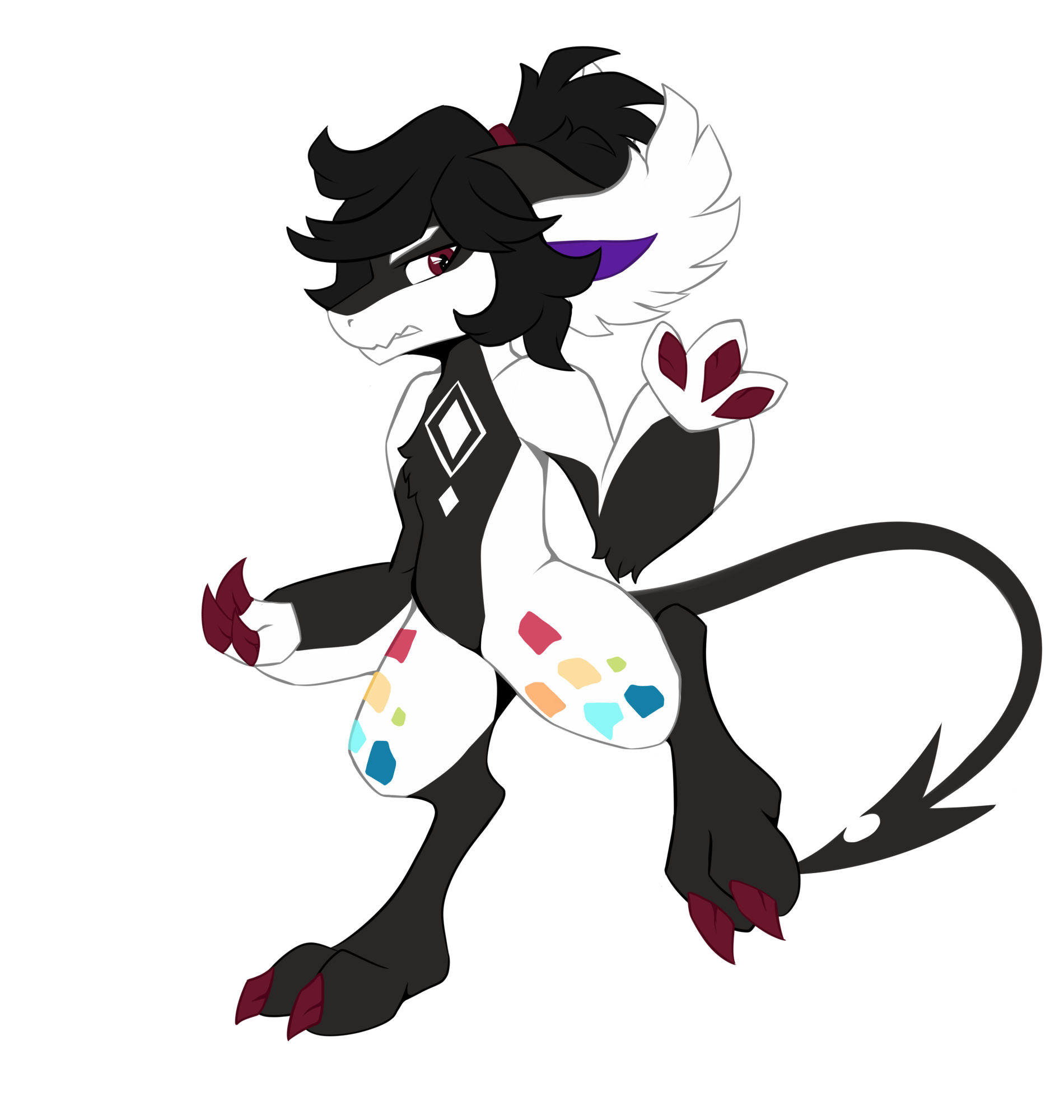 #3360 - Dark Rainbow Dragon